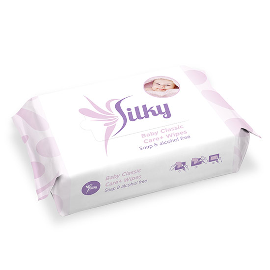 Silky - Silky Premium 72 lapos visszazárható ápoló baba törlőkendő