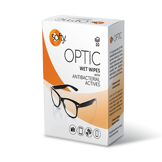 Softy - Softy Optic 10 lapos szemüvegtörlő kendő